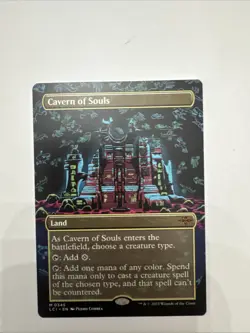 Cavern of Souls Lost Caverns of Ixalan - NM BORDERLESS Magic the Gathering 2023 - Image 1