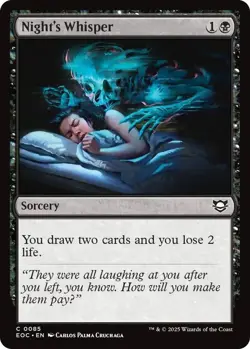 NM Night's Whisper, MTG, Edge of Eternities, Magic the Gathering, 85 - Image 1