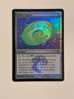 Simic Signet Dissension Foil Magic the Gathering MTG - Image 1