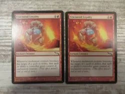 2x Fractured Loyalty - Mirrodin - NM/EX - English - OOP MTG - Image 1