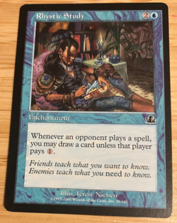 Rhystic Study - Prophecy - Great condition! - Image 1