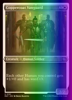 MTG Coppercoat Vanguard (101/230) March of the Machine The Aftermath LP FOIL - Image 1