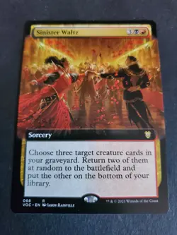 Sinister Waltz (Extended) [Innistrad: Crimson Vow ] Magic MTG NM - Image 1