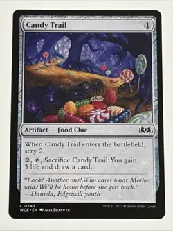 MTG Wilds of Eldraine Candy Trail 0243 NM - Image 1