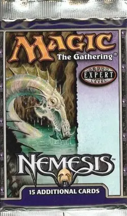 Magic Mtg NEMESIS Factory sealed Booster Pack X 3 ! - Image 1
