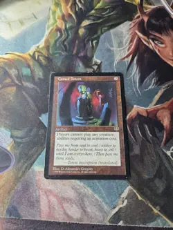MTG Cursed Totem HP Mirage Magic The Gathering - Image 1