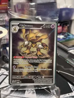 Pokemon TCG: Mega Evolution - Alakazam (MEP-009) ETB Black Star Promo sealed - Image 3