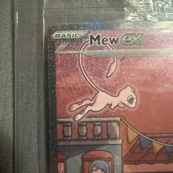 Mew ex SVP 053 Pokemon TCG Scarlet Violet 151 Black Star Promo Full Art SEALED - Image 2