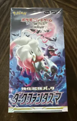 Pokemon TCG Sword & Shield Dark Phantasma Booster Box Japanese New Sealed 4521329365879 - Image 1