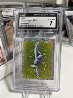 CGC 7 | Lugia 102 Pokemon Johto Merlin Series 3 2001 Prism Holo Rare - Image 1