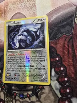 Pokemon TCG Lugia Fates Collide 78/124 Reverse Holo Rare 2016 MP - Image 2