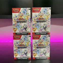 Pokemon Prismatic Evolutions Booster Bundle- Lot of 4 - New & Sealed ✅📦 - Image 1