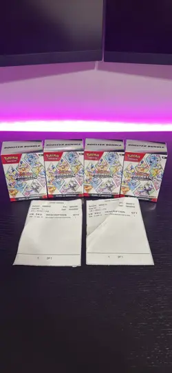 Pokemon Prismatic Evolutions Booster Bundle- Lot of 4 - New & Sealed ✅📦 - Image 2