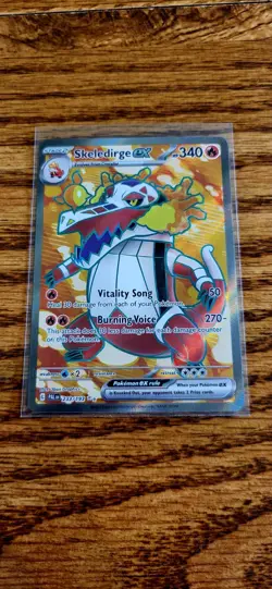 Skeledirge ex 233/193 Full Art Paldea Evolved Scarlet & Violet Pokemon - Image 3