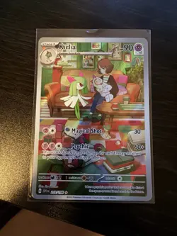 Pokemon TCG Scarlet & Violet Base Set Full Art Holo Rare Kirlia 212/198SV01 - Image 1