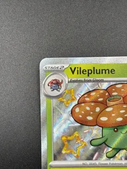 Vileplume 94/91 Pokemon TCG Scarlet & Violet Paldean Fates Baby Shiny Rare NM - Image 3