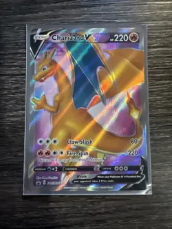 Pokemon CHARIZARD V SWSH050 - Champion's Path RARE FULL ART PROMO MINT - Image 1