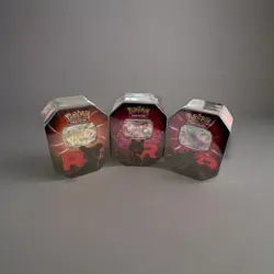 Pokemon TCG 3x Team Rocket Tins Destined Rivals Mewtwo Ex Nidoking Ex Persian Ex - Image 3