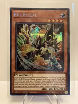 Yu-Gi-Oh! Ext Ryzeal MP25-EN120 Prismatic Secret Rare 1st Edition NM - Image 1