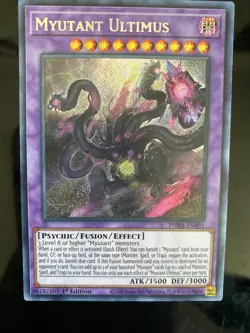 Myutant Ultimus PHRA-EN091 1st Edition Secret Rare Yugioh Phanton Rage NM + - Image 1