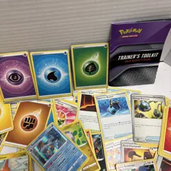 Pokemon Cards Bulk Lot Trainers Toolkit And Bulk Mix - Image 5