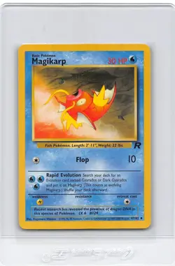 MAGIKARP 47/82 - Team Rocket Set - VINTAGE WOTC Pokemon Card - Unlimited - NM/LP - Image 1