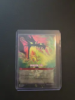 Dragon Fire 1 Disney Lorcana Promo Cards Holo - Image 1