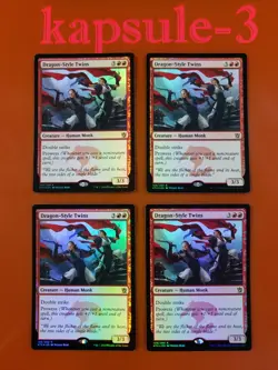 4x Dragon-Style Twins | FOIL | Khans of Tarkir | MTG Magic Cards - Image 1