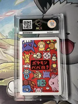 Eevee ACE 10 GEM MINT Old Maid Japanese Babanuki Pokemon Card Matching Label - Image 2