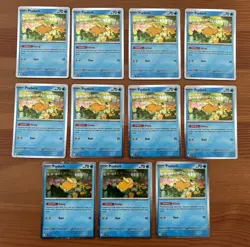 (11) Psyduck MEP007. Pokemon TCG Mega Evolution 3 pack Blister Promo Cards - Image 1