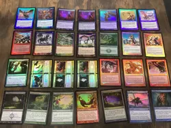 MTG Lot Of 130 Vintage Foil Magic Cards Early 2000’s Nice Mix All Foil! - Image 2