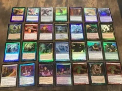 MTG Lot Of 130 Vintage Foil Magic Cards Early 2000’s Nice Mix All Foil! - Image 3