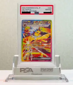 Pokemon Card Jolteon ex SAR 209/187 Terastal Festival sv8a 2024 Japanese PSA 10 - Image 1