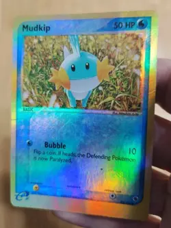Pokemon Card Mudkip 59/109 Common Reverse Holo Ex Ruby & Sapphire Moderate Play - Image 1