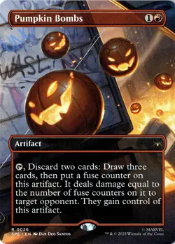 NM - Pumpkin Bombs (Borderless) R Marvel's Spider-Man: Eternal-Legal 26 - Image 1