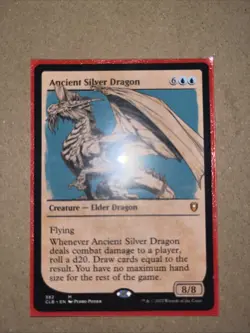 Ancient Silver Dragon (Showcase) Commander Legends: Battle for Baldur's Gate - Image 1