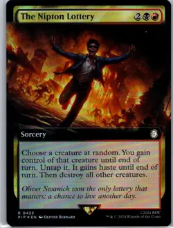 #423 The Nipton Lottery (Extended Art) Universes Beyond: Fallout Rare FOIL - Image 1