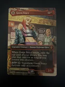 Gwen Stacy (0202) (Borderless) Marvel's Spider-Man Regular Pack Fresh - Image 1