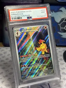 Armarouge 203/198 S&V Base Set Holo Illustration Rare PSA 9 Pokemon Card - Image 1