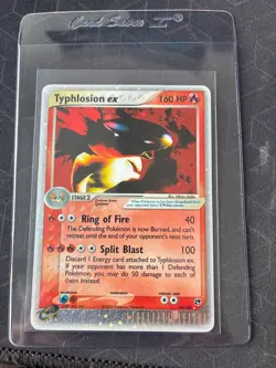 2003 Pokemon EX Sandstorm Typhlosion Holo #99/100 HP - Image 3