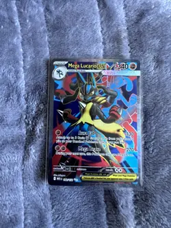 160/132 Mega Lucario Full Art Mega Evolutions Pokemon Card - Image 1