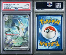 2025 POKEMON BLK EN-BLACK BOLT SPECIAL ILLUSTRATION RARE SERPERIOR EX PSA 10 - Image 2