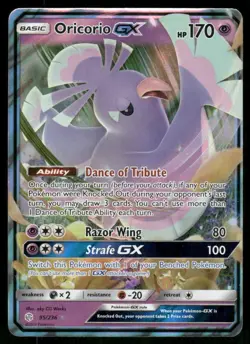 Oricorio GX 95/236 Ultra Rare Holo NM Pokemon SM - Cosmic Eclipse - Image 1