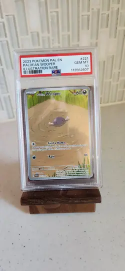 Paldean Wooper 221/193 Pokemon Sv02: Paldea Evolved Gem Mint PSA 10 LOW POP - Image 1