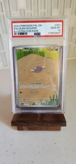 Paldean Wooper 221/193 Pokemon Sv02: Paldea Evolved Gem Mint PSA 10 LOW POP - Image 3