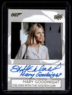 2019 UD Upper Deck James Bond Collection Autograph Britt Ekland as Mary - Image 1
