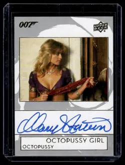 2019 UD Upper Deck James Bond Collection Autograph Mary Stavin as Octopussy Girl - Image 1