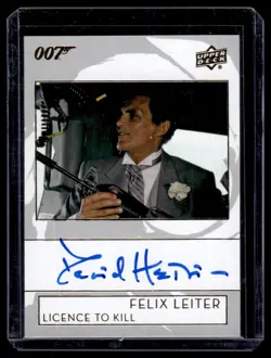 2019 UD Upper Deck James Bond Collection Autograph David Hedison as Felix Leiter - Image 1