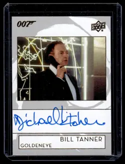2019 UD Upper Deck James Bond Collection Michael Kitchen as Bill Tanner Auto - Image 1