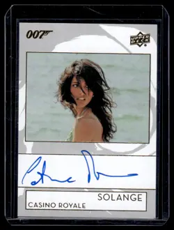 2019 UD Upper Deck James Bond Collection Catherina Murino as Solange Auto Casino - Image 1